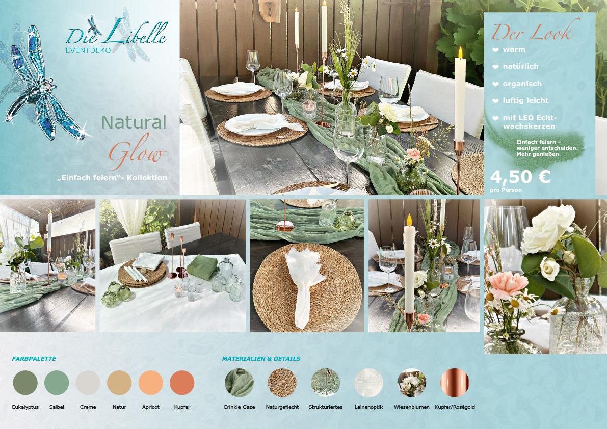 Natural Glow - warm, natürlich organisch, luftig leicht