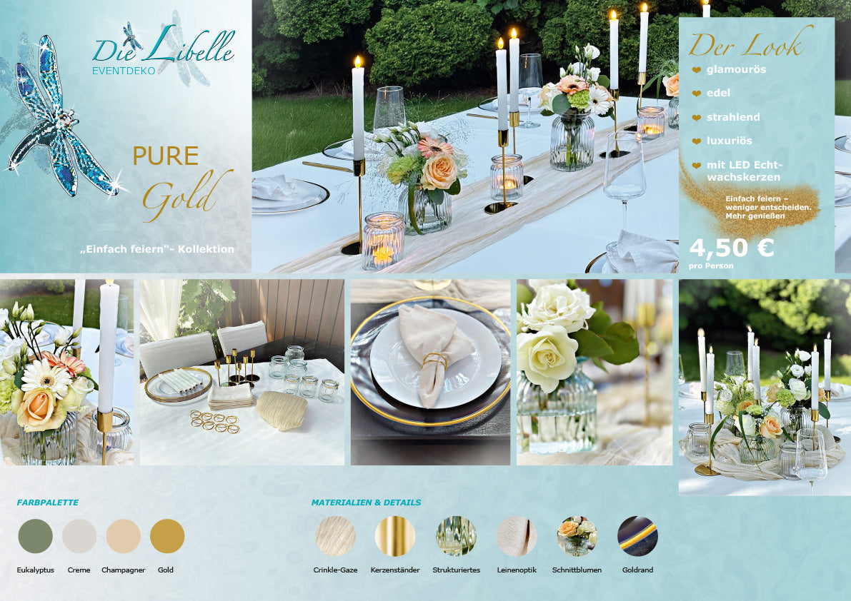 Pure Gold -  glamourös, edel, strahlend